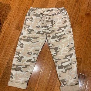 Rinascimento Relaxed Cargos with Silver glitter S